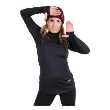 Black Strap Therma Hooded Womens Base Layer Top 22-23